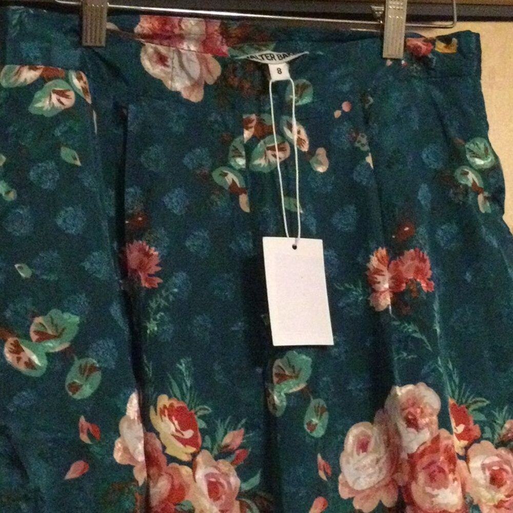 Jeanette floral-print jacquard wide-leg pants - Picture 3 of 13